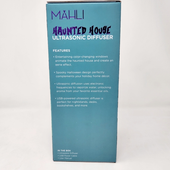 Mahli Haunted House Aroma Diffuser Color Changing Lights Halloween Decor - Picture 2 of 4